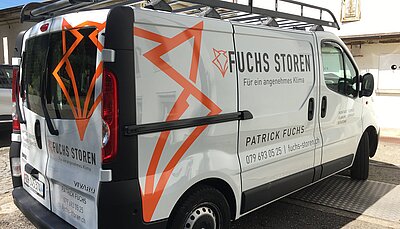 Fahrzeugbeschriftung easy graphics - Fuchs Storen